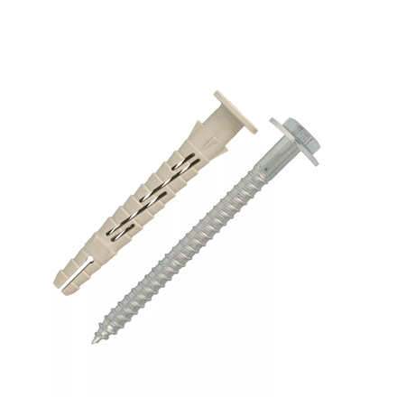 25 chevilles longue expansion nylon - vis th - Ø10x140mm - SCELL-IT - G-LH10140-BC