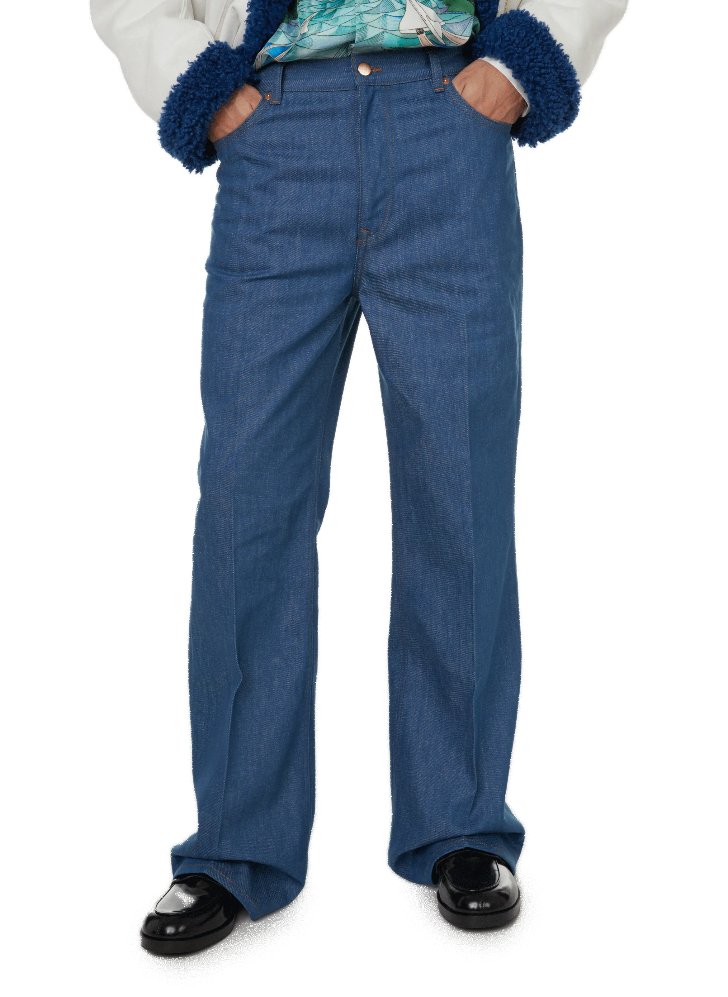 73 LONDON  Jean Signature - Bleu
