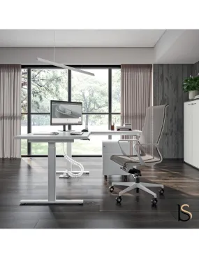 Bureau d’angle électrique réglable en hauteur – Quadrifoglio
