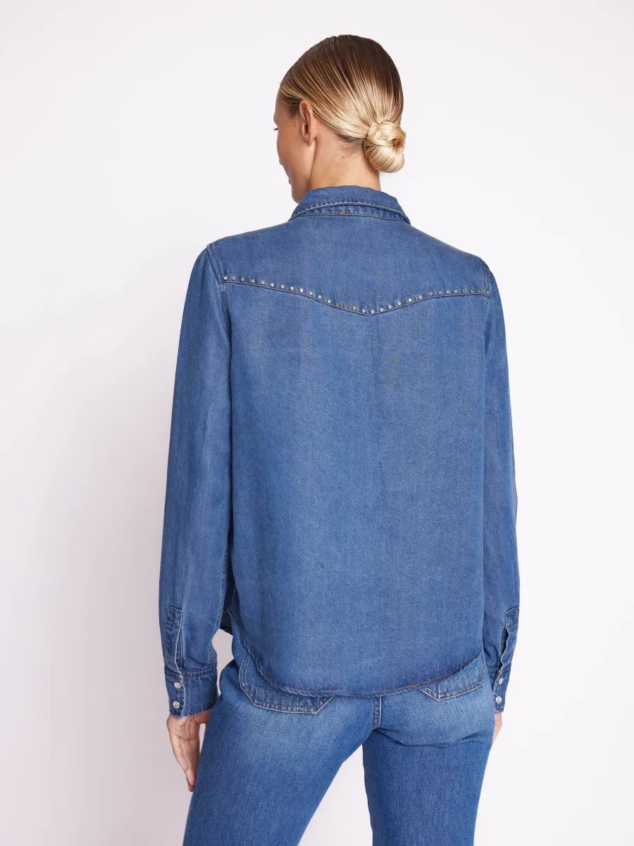 CABANASTUDS | Chemise en jean avec studs