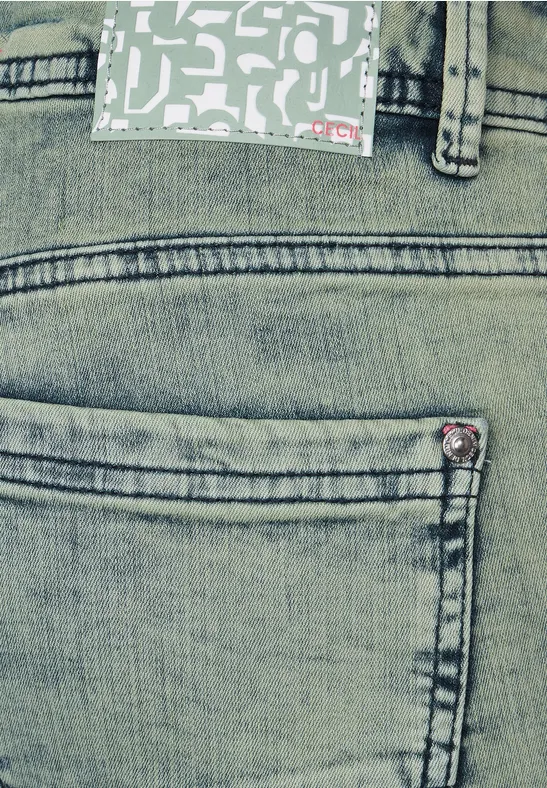 CECIL Jean coupe classique overdye  - Style SCARLETT