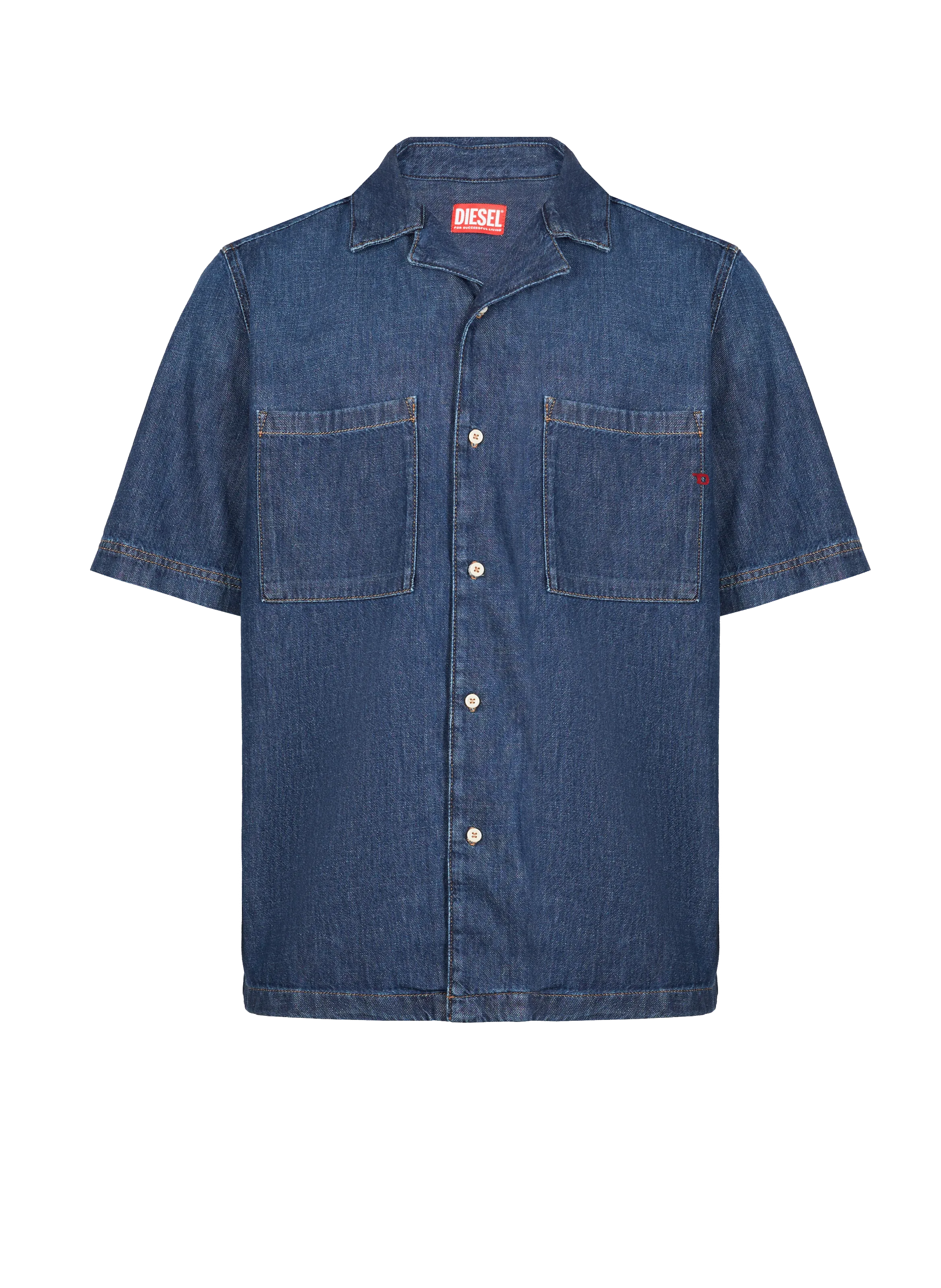 DIESEL  Chemise jean en coton - Bleu