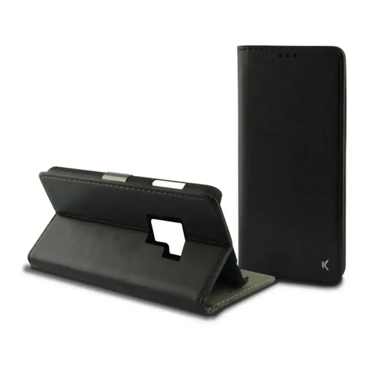Housse Folio pour Mobile Galaxy S9 KSIX Slim Noir 