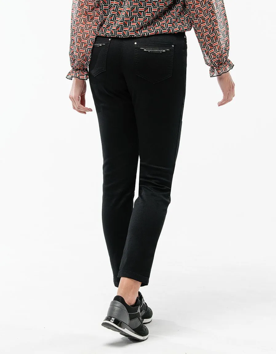 Jean noir 7/8e - Jeans