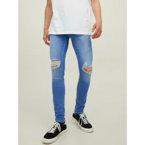 Jean skinny Skinny Fit Bleu en coton Dave Jack & Jones - Jean Homme sur MenCorner