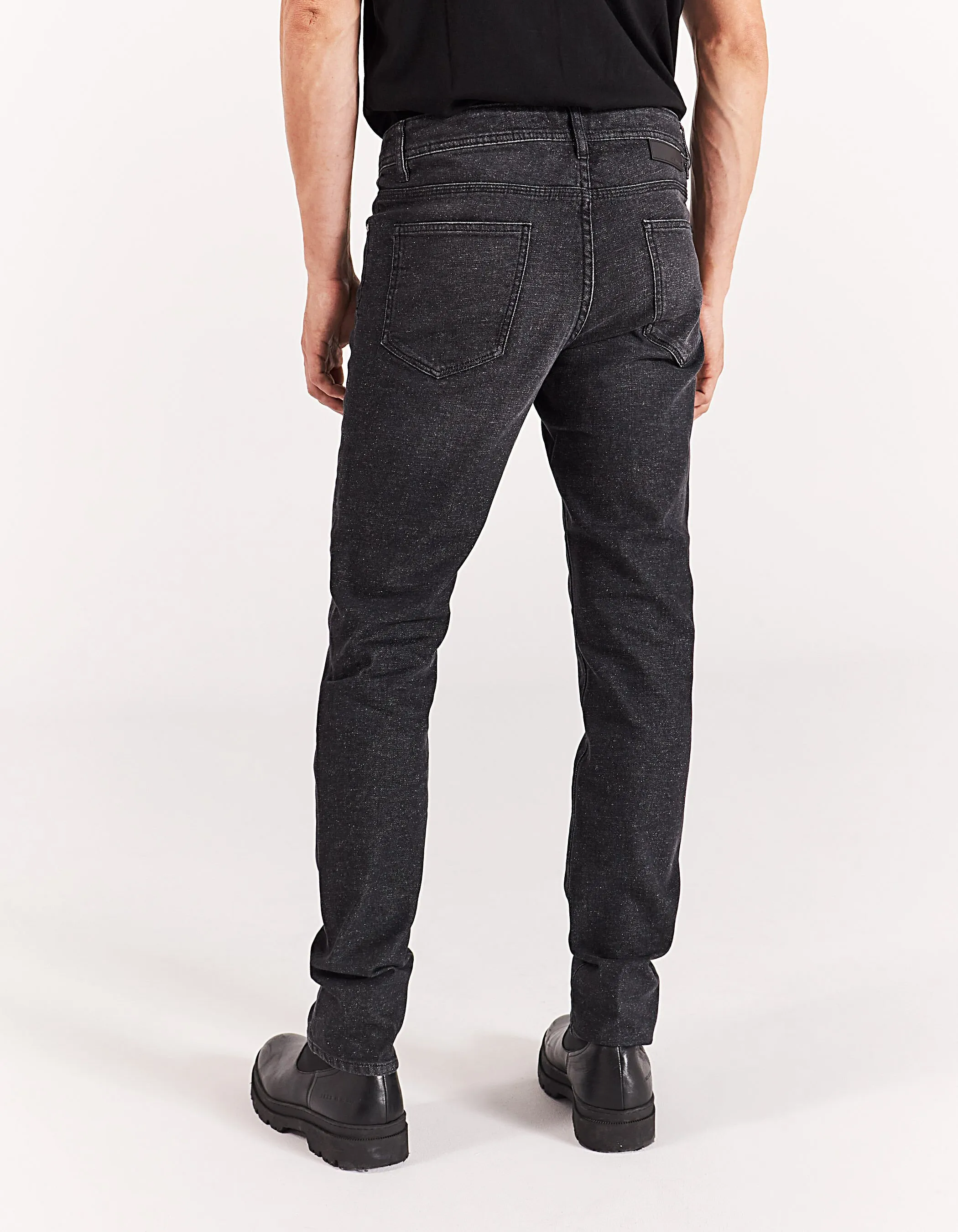 Jean SLIM noir effet chiné Jorgen Homme