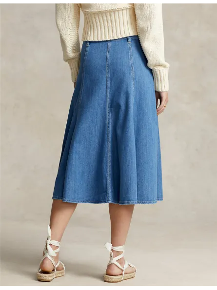 Jupe en jean boutonnée Polo Ralph Lauren