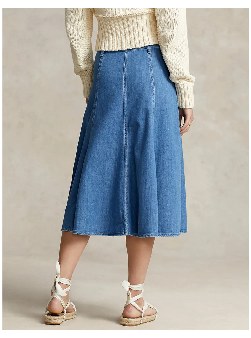Jupe en jean boutonnée Polo Ralph Lauren