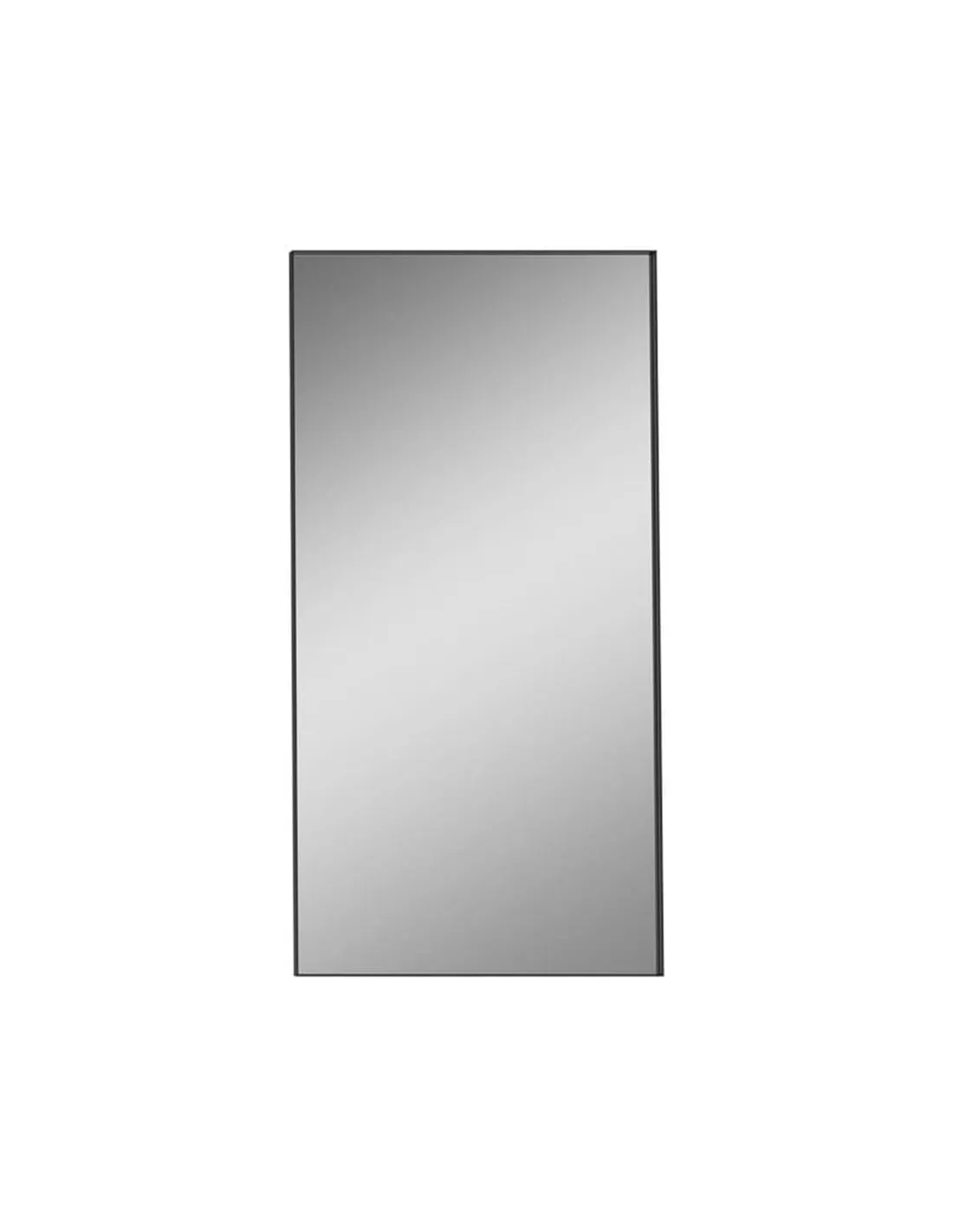 Miroir sans éclairage pour salle de bain ORISTANO 1610x810cm Noir | LéonLeds