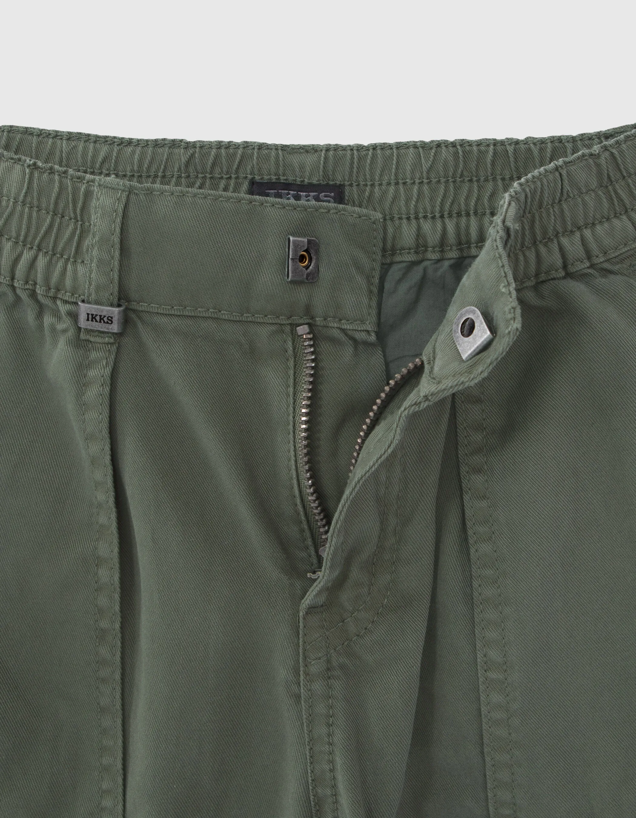 Pantalon BATTLE kaki taille élastiquée garçon