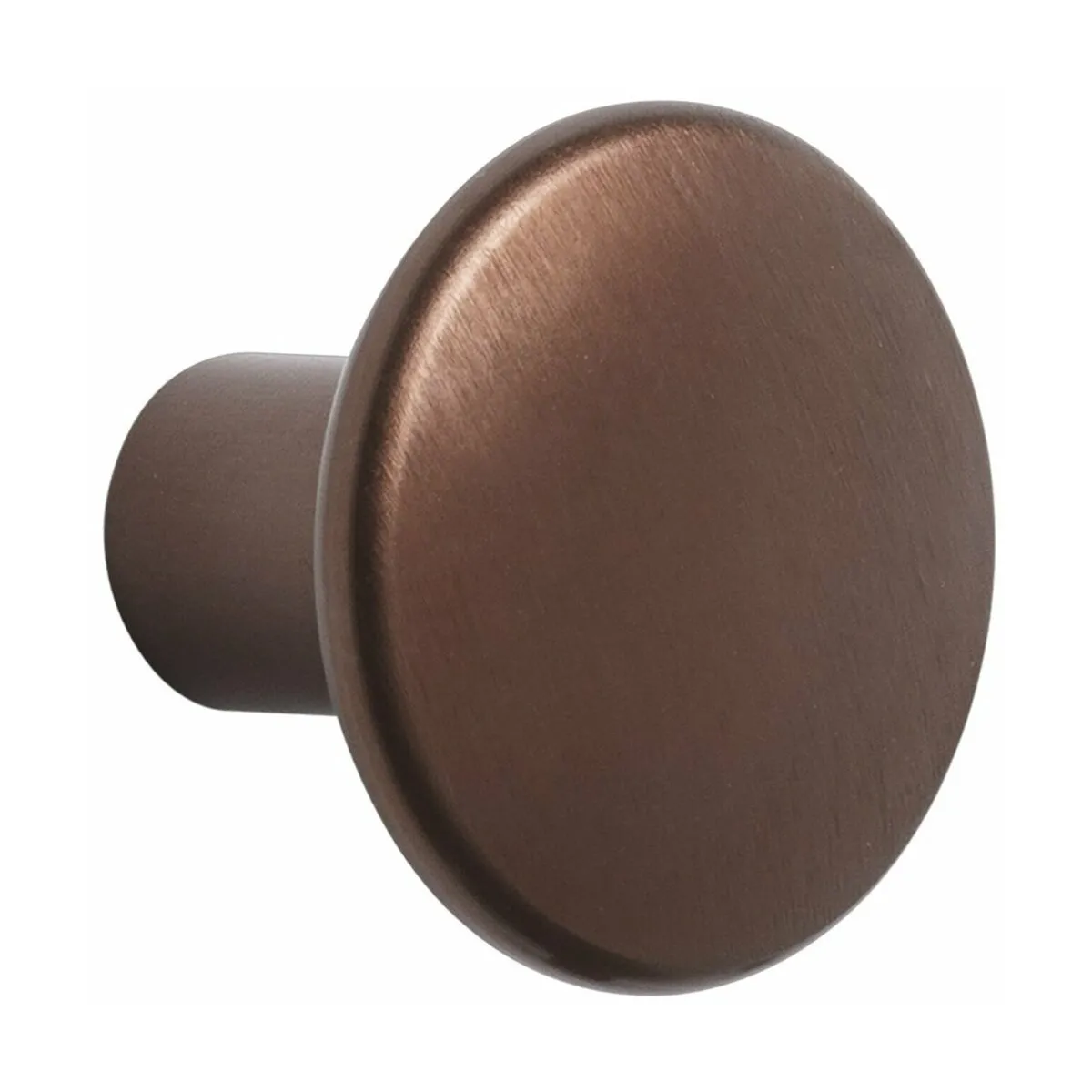 Patère ronde en aluminium cuivré 3,9 cmThe Dots