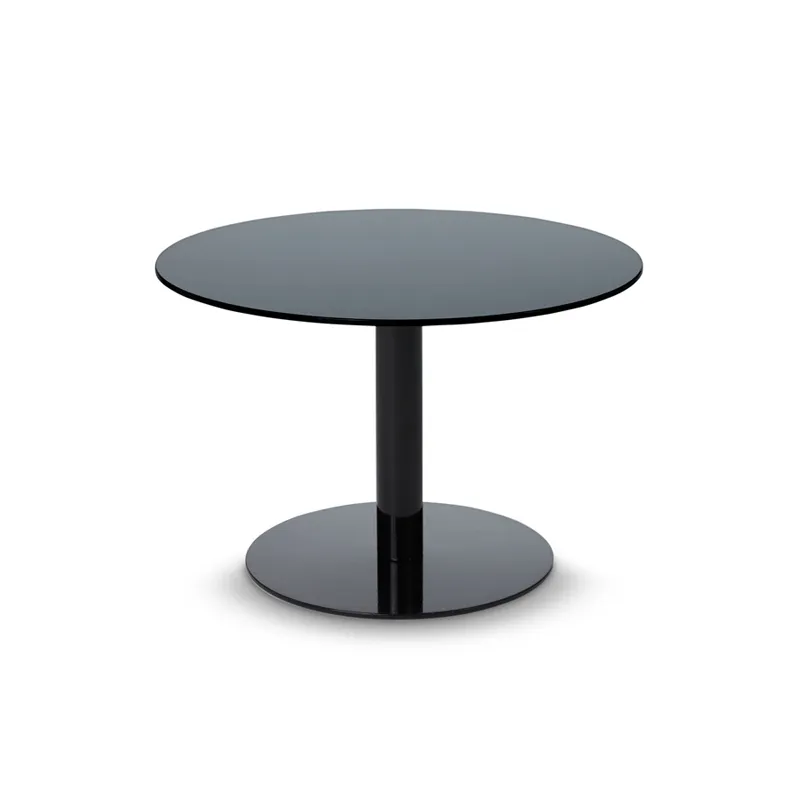 Table basse     FLASH Ronde Noir brillant           TOM DIXON