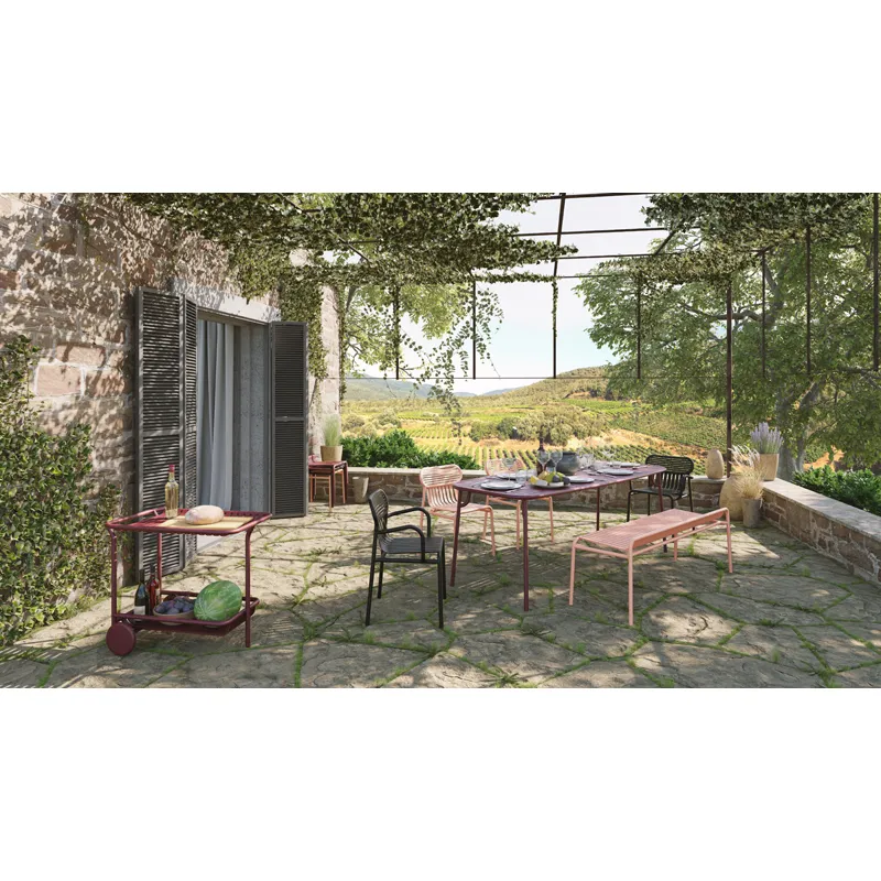 Table extérieur     WEEK-END rectangulaire Or           PETITE FRITURE