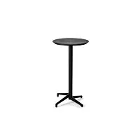 Table Haute MOON Ronde - Noir