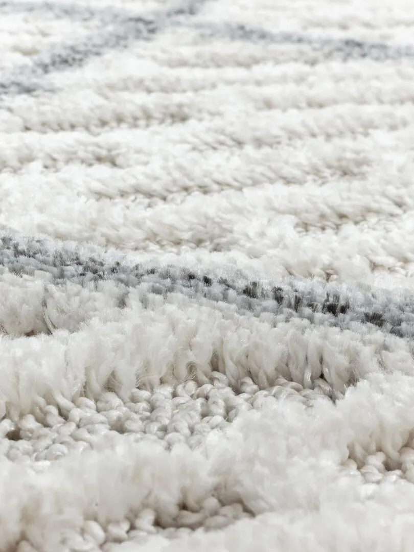 Tapis rond PISTIOUL OEKO-TEX® - Ecru