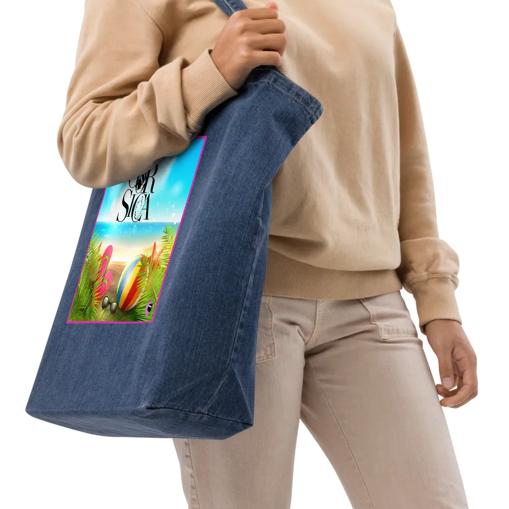 Tote bag en jean écologique Corsica