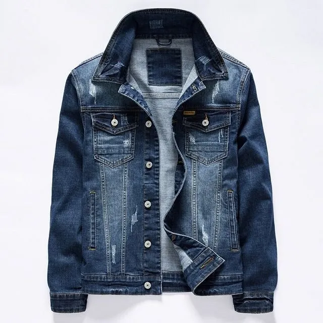 Veste en jean style classique - Look Homme